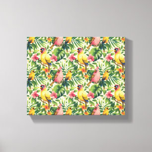 Arte de pared de impresión en lienzo de pájaros y 