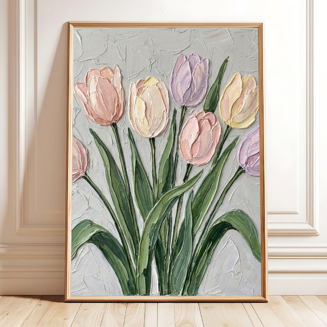 Arte de pared de impresión en lienzo de tulipán mo (Subido por el creador)