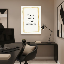 Arte de pared de impresión minimalista en oro mode