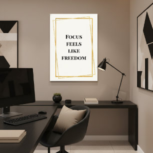 Arte de pared de impresión minimalista en oro mode