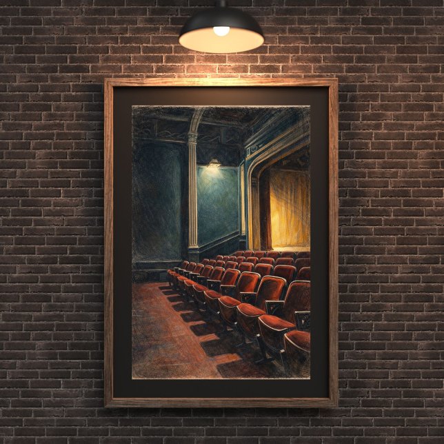 Arte de Pared de Interior de Teatro Antiguo (Subido por el creador)