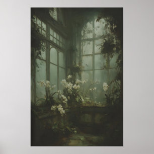 Arte de pared de invernadero victoriano, Botánica 