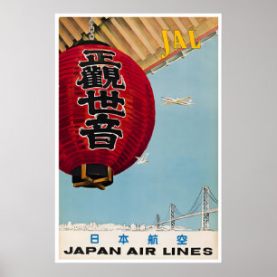 Arte de pared de Japón Póster de viaje Japonés Vin