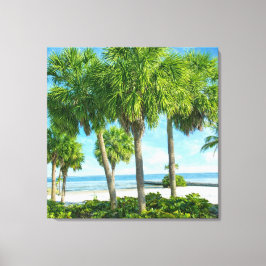 Arte de pared de jardín de palmeras tropicales Dec