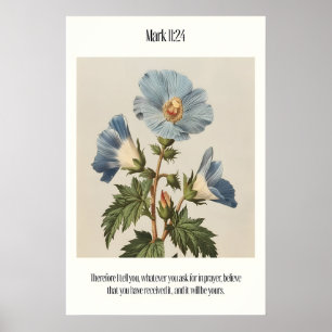 Arte de pared de la Biblia Marcos 1124 - Botánico 