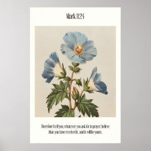 Arte de pared de la Biblia Marcos 1124 - Botánico 