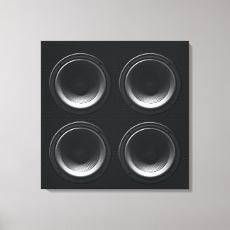 Arte de pared de la caja del altavoz