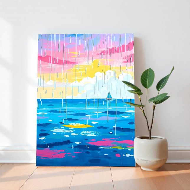 Arte de pared de la capa de lluvia - Impresión mín (Subido por el creador)
