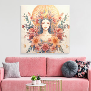 Arte de pared de la diosa de la Tierra Decoració