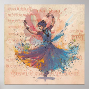 Arte de pared de la herencia de la bailarina de ac
