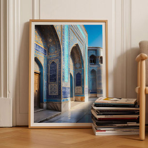 Arte de pared de la Mezquita Azul de Afganistán Im
