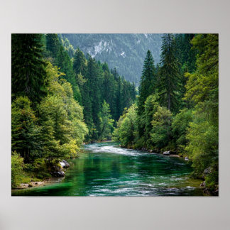 Arte de pared de la montaña Green River - Tierra d
