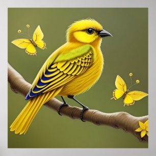 Arte de pared de la naturaleza de la rama del pája