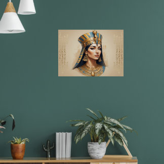 Arte de pared de la reina egipcia – El espíritu de