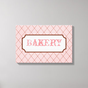 Arte de pared de letrero de panadería