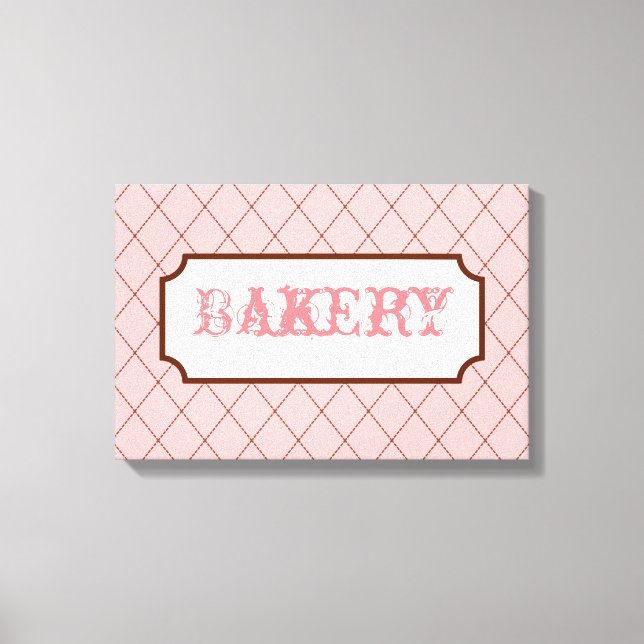 Arte de pared de letrero de panadería (Anverso)