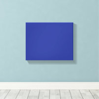 Arte de pared de lienzo azul | Decoración moderna 