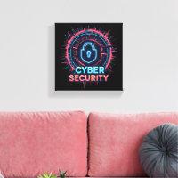 Arte de pared de lienzo de experto en cibersegurid