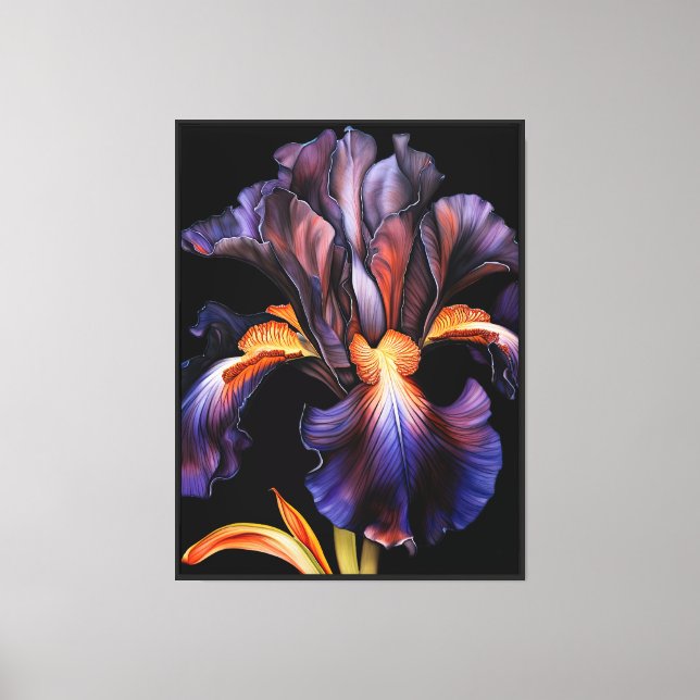 Arte de pared de lienzo de Iris (Anverso)
