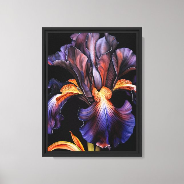 Arte de pared de lienzo de Iris (Anverso)
