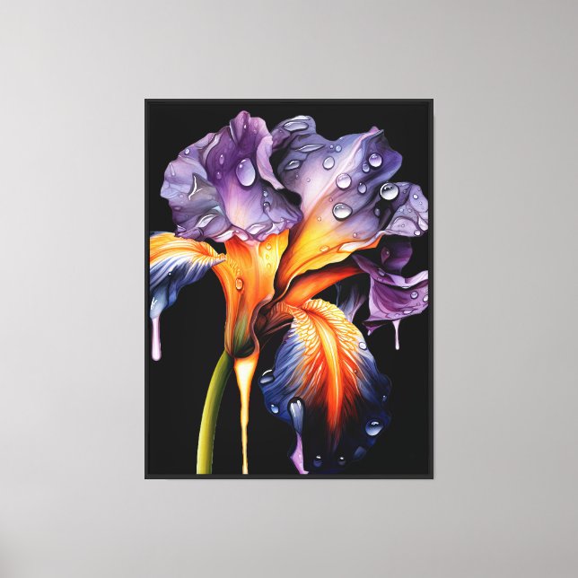 Arte de pared de lienzo de Iris (Anverso)