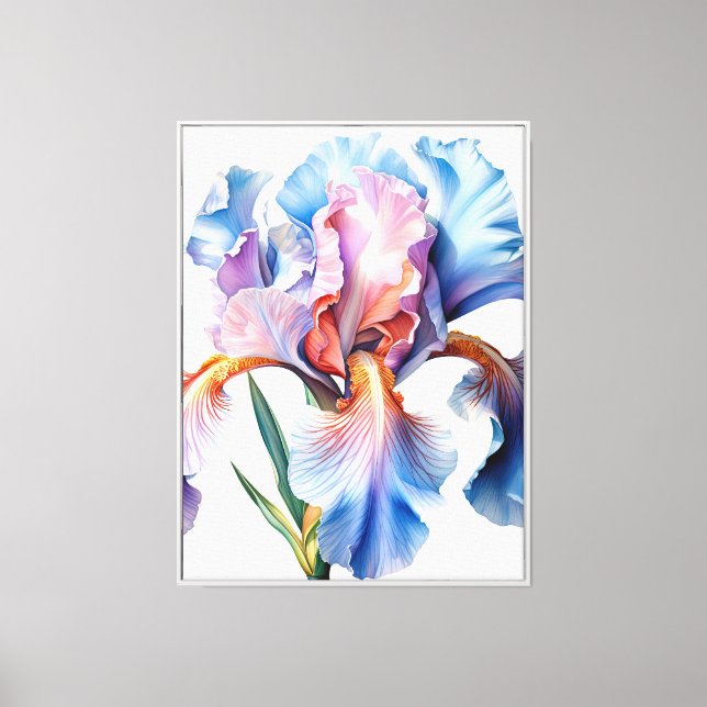 Arte de pared de lienzo de Iris (Anverso)
