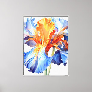 Arte de pared de lienzo Iris