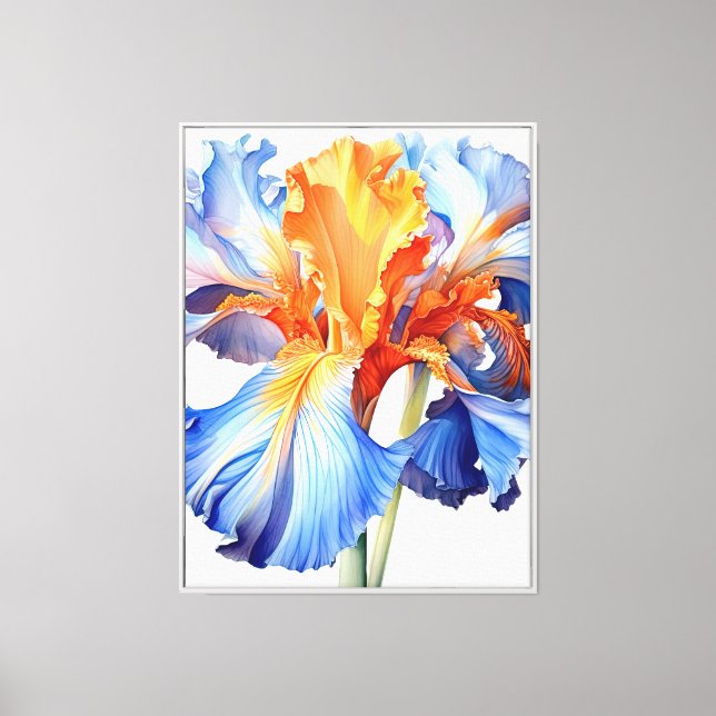 Arte de pared de lienzo Iris (Anverso)