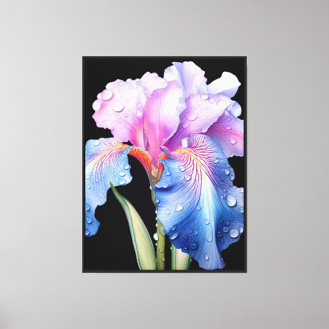 Arte de pared de lienzo Iris (Anverso)