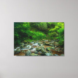 Arte de pared de lona del río Dargle | Irlanda exu