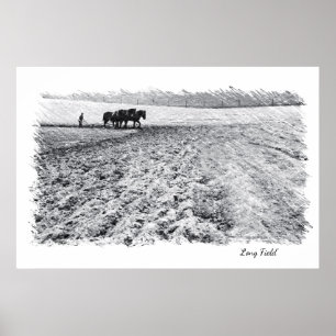 Arte de pared de Long Field
