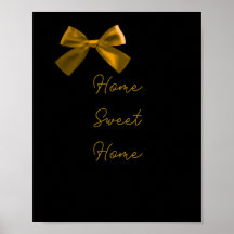 Arte de pared de lujo dorado y negro elegante