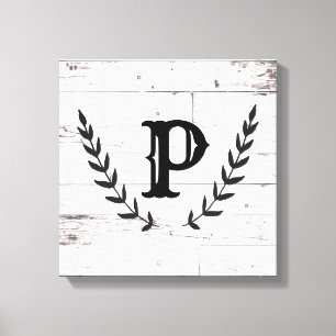 Arte de pared de madera blanca rústica con estilo 
