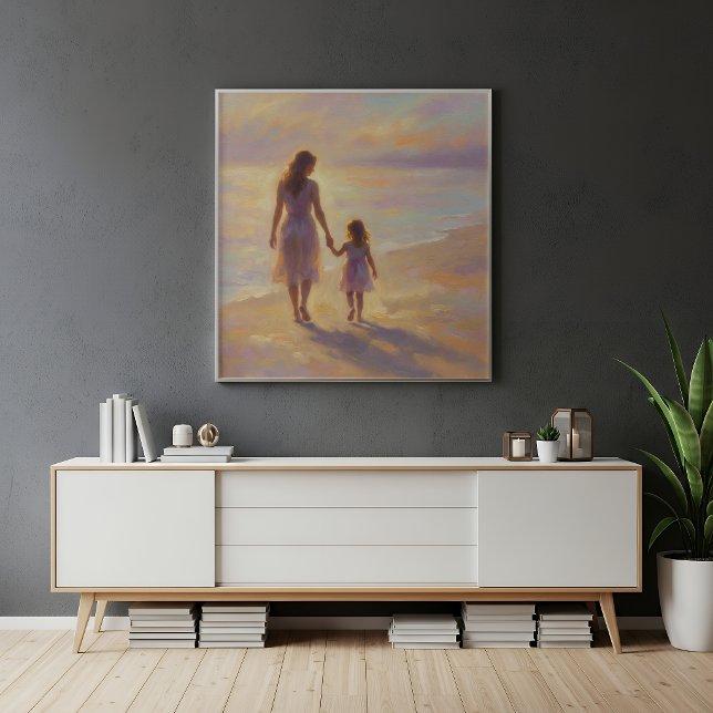 Arte de pared de madre e hija (Subido por el creador)