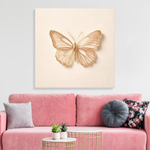 Arte de pared de mariposa elegante   Naturaleza mi
