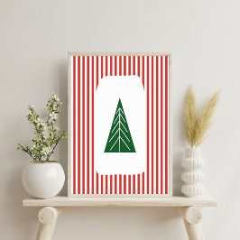 Arte de pared de Navidad moderno boho
