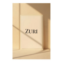 Arte de pared de nombre moderno Zuri – Póster mini