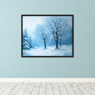 Arte de pared de paisaje de camino forestal
