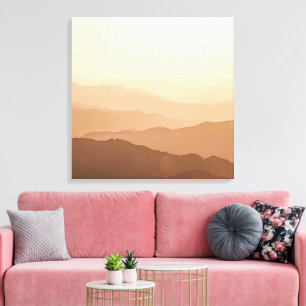 Arte de pared de paisaje montañoso – Naturaleza se