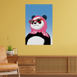 Arte de pared de panda