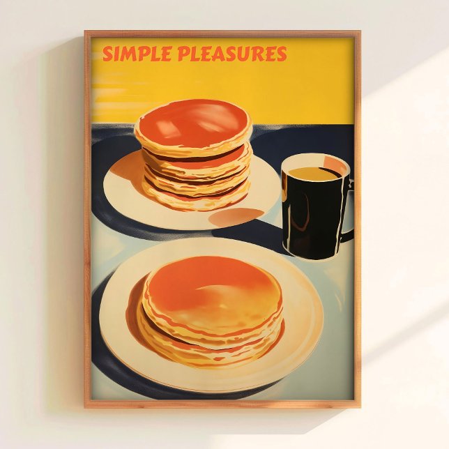 Arte de pared de panqueques Impresión de desayuno  (Subido por el creador)