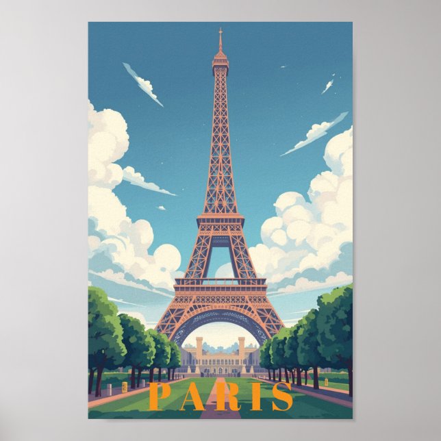 Arte de Pared de París en Cartel (Frente)