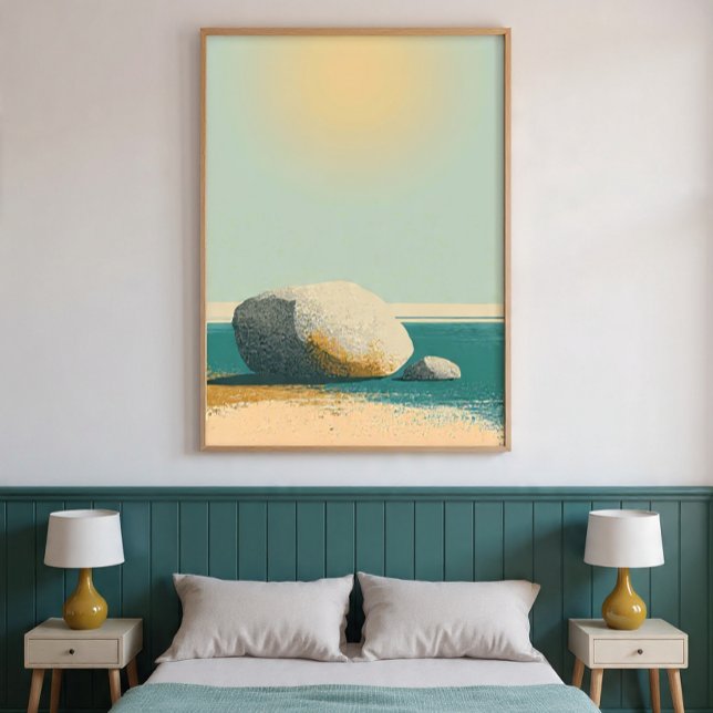 Arte de pared de piedra mínima para decoración de  (Subido por el creador)