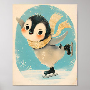 Arte de pared de pingüino bebé - Póster para guard