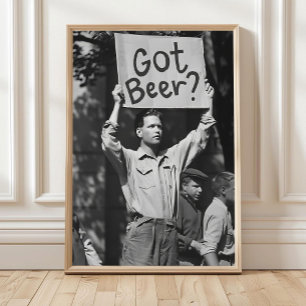 Arte de Pared de Protesta de Cerveza, Tengo Cervez