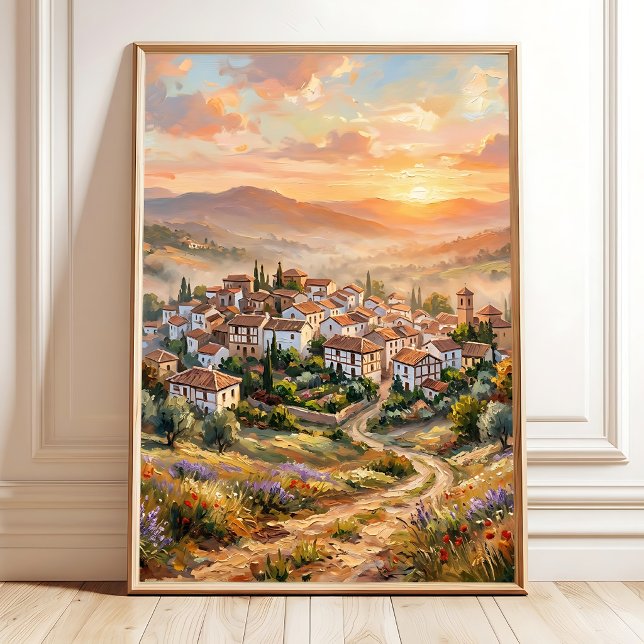 Arte de pared de puesta de sol en el campo impresi (Subido por el creador)