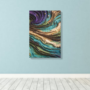 Arte de pared de remolino de galaxia en 3D - Escul