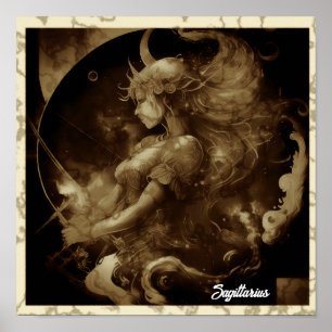 Arte de pared de Rótulo Sagittarius