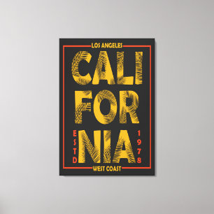 Arte de pared de sueños de California