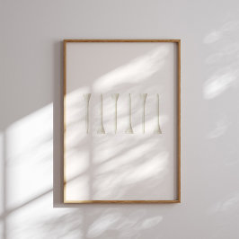 Arte de pared de tees de golf antiguos